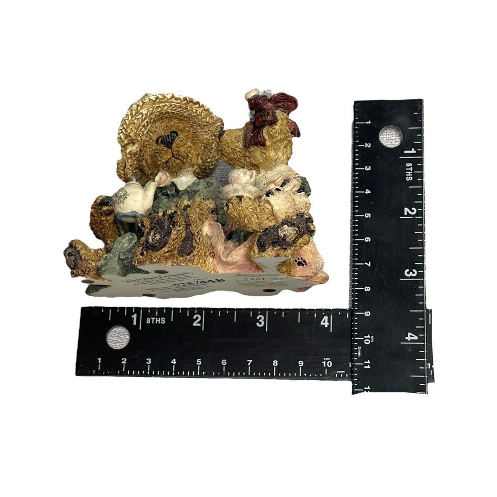 VTG Boyds Bears & Friends Emma And Bailey..Afternoon Tea Multicolor Figurine - Picture 3 of 12